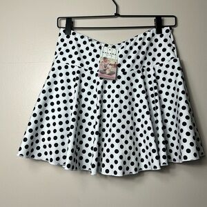 Polka Dot Halara Skort